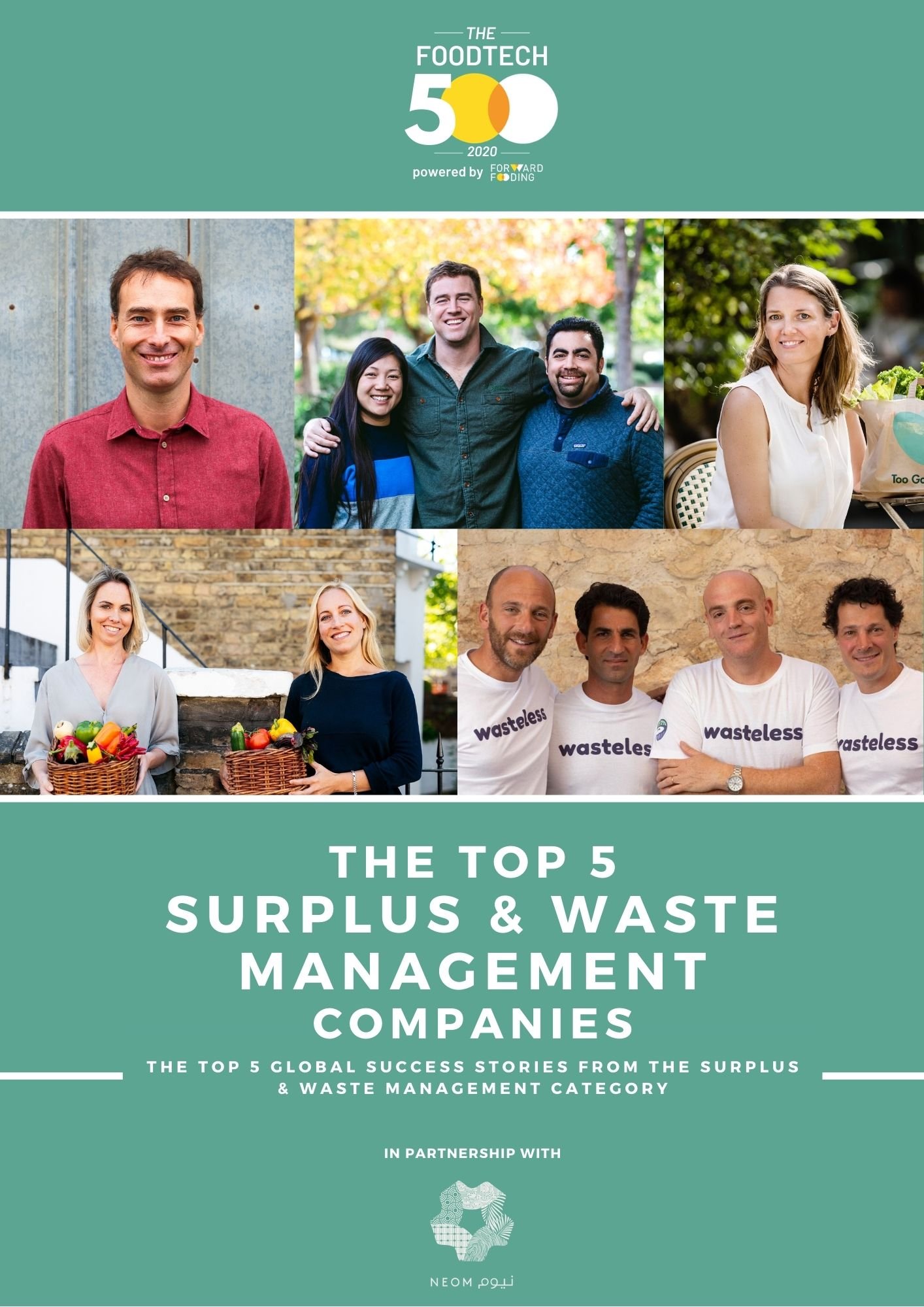 2020 FoodTech 500 Top 5 Surplus & Waste management Companies